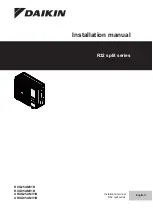 Daikin RXQ25AMV1B Installation Manual preview