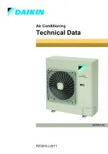 Preview for 1 page of Daikin RZQSG-LY1 Technical Data Manual