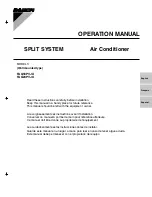 Preview for 1 page of Daikin SkyAir FAQ18PVJU Operation Manual