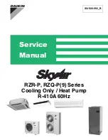 Preview for 1 page of Daikin SkyAir RZQ-P Series Service Manual