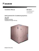 Preview for 1 page of Daikin SWP Series Installation Manual