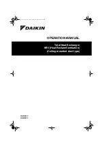 Daikin VAM250FC Operation Manual preview