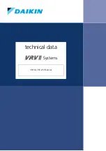 Daikin VRV II Series Technical Data Manual preview