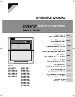 Daikin VRV III-Q RQYQ140PY1 Operation Manual preview