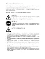 Preview for 2 page of DAISHIN CORAL SCR252M2 Instructions For Use Manual