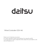 Daitsu CDV-46 Manual preview