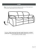 Предварительный просмотр 4 страницы DALLAS SOFA COMPANY Houston Assembly Instructions Manual