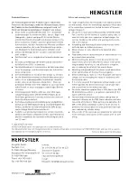 Preview for 3 page of Danaher Hengstler tico 734 Operating Instructions