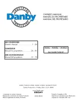 Danby DAC060EB7WDB-RF Owner'S Manual preview