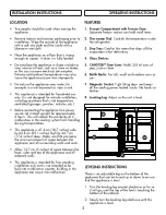 Preview for 4 page of Danby DCR023C1WDB Owner'S Manual