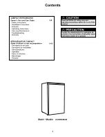 Preview for 2 page of Danby DCRM85WDB Owner'S Use And Care Manual