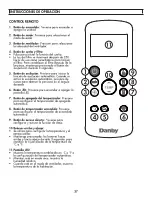 Preview for 36 page of Danby DPA100EAUWDB Owner'S Manual