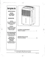 Danby Simplcity SDR307EE Owner'S Manual preview