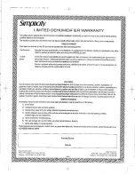 Preview for 2 page of Danby Simplcity SDR307EE Owner'S Manual