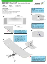 Dancing Wings Hobby E23 ICE CREAM 220 Instruction Manual предпросмотр