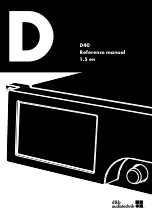 d&b audiotechnik D40 Reference Manual предпросмотр