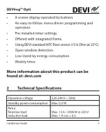 Preview for 3 page of Danfoss DEVI DEVIreg Opti Installation Manual