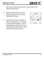 Preview for 11 page of Danfoss DEVI Smart Installation Manual