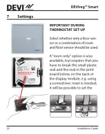 Preview for 20 page of Danfoss DEVI Smart Installation Manual