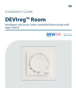 Danfoss DEVIreg Room 140F1161 Installation Manual preview