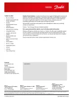 Предварительный просмотр 8 страницы Danfoss JS2000 Series Electrical Installation