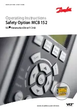 Preview for 1 page of Danfoss MCB 152 Operating Instructions Manual