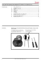 Предварительный просмотр 2 страницы Danfoss PAH Series Disassembling And Assembling Instructions