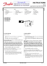 Preview for 1 page of Danfoss PAH Series Instructions Manual