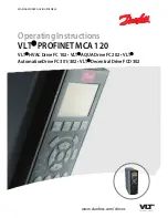 Danfoss VLT PROFINET MCA 120 Operating Instructions Manual preview