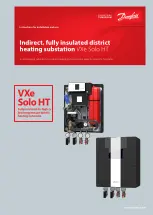 Danfoss VXe Solo HT Instructions For Installation And Use Manual preview