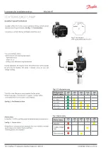 Preview for 22 page of Danfoss VXe Solo HT Instructions For Installation And Use Manual