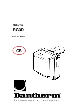 Preview for 1 page of Dantherm RG3D Manual