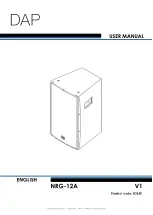 Предварительный просмотр 1 страницы DAPAudio NRG-12A User Manual