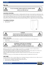 Предварительный просмотр 3 страницы DAPAudio PR-32 Manual