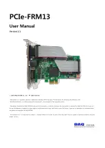 DAQ system PCIe-FRM13 User Manual preview