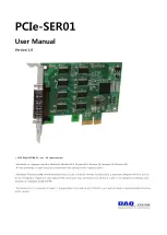 DAQ system PCIe-SER01 User Manual preview