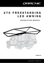DARCHE 270 FREESTANDING LED AWNING Instruction Manual preview