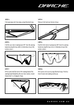 Preview for 9 page of DARCHE 270 FREESTANDING LED AWNING Instruction Manual