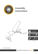 Preview for 1 page of Darwin Fitness DF-FB70 Assembly Instructions Manual