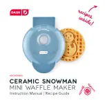 Dash ceramic snowman Instruction Manual preview