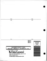 Preview for 58 page of Data General 6045 Series Manual