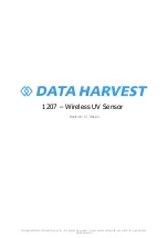 Preview for 1 page of Data Harvest 1207 Manual