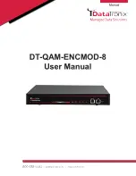 Data-Tronix DT-QAM-ENCMOD-8 User Manual предпросмотр