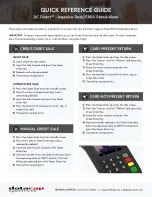 datacap systems DC Direct Ingenico Desk/5000 Stand-Alone Quick Reference Manual preview