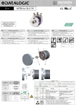 Preview for 1 page of Datalogic AMT58-H-13 14 Series Mounting Instructions