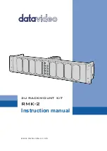 Datavideo RMK-2 Instruction Manual preview