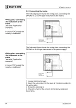 Preview for 14 page of Datcon DT4240 Series Operating Instructions Manual