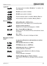 Preview for 23 page of Datcon DT4240 Series Operating Instructions Manual