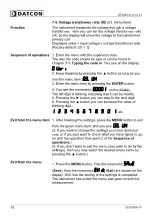 Preview for 32 page of Datcon DT4240 Series Operating Instructions Manual