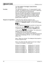 Preview for 34 page of Datcon DT4240 Series Operating Instructions Manual